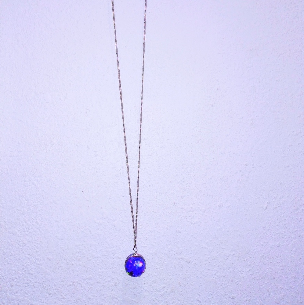 Long galaxy necklace